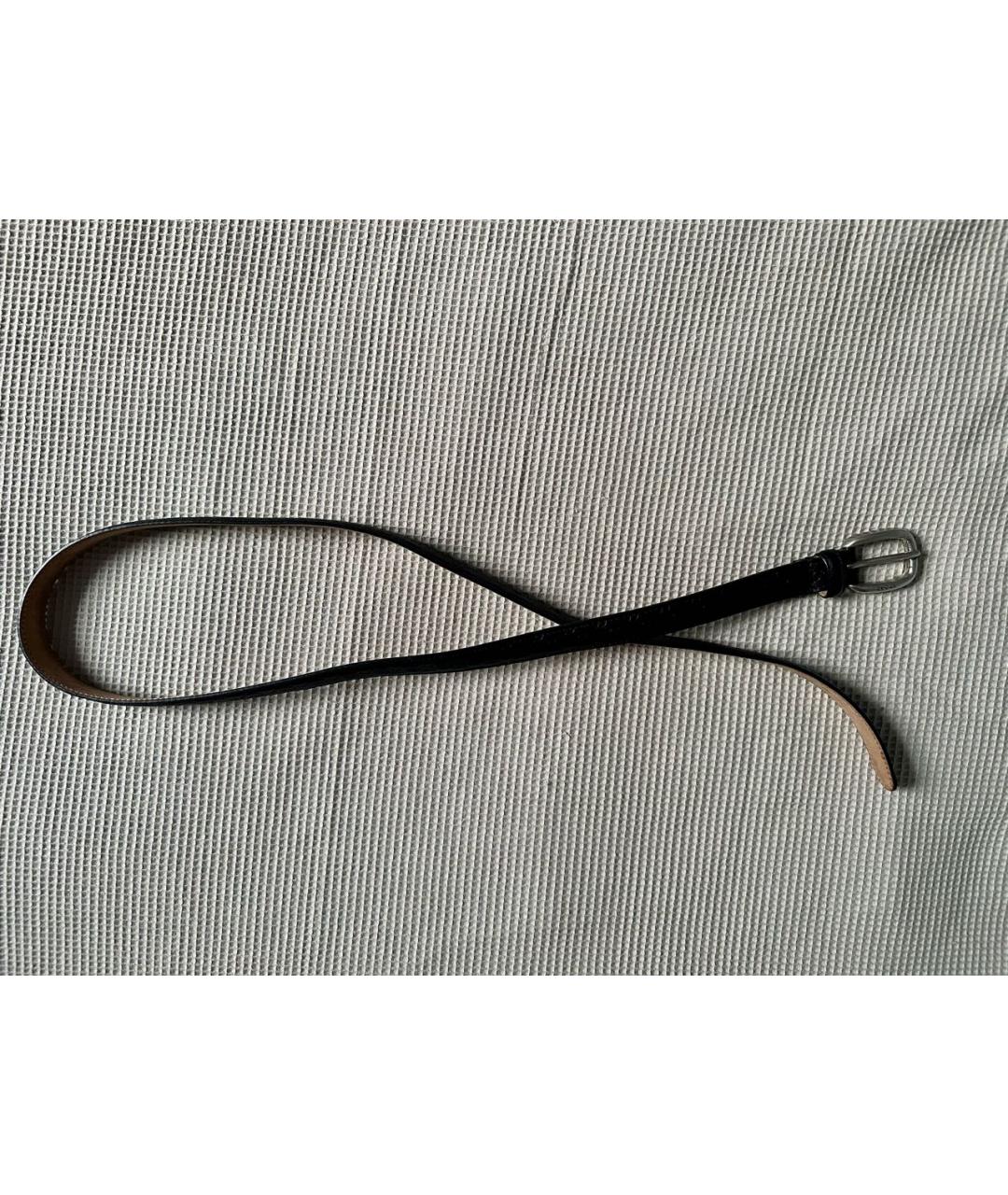 GUCCI Черный кожаный ремень, фото 3