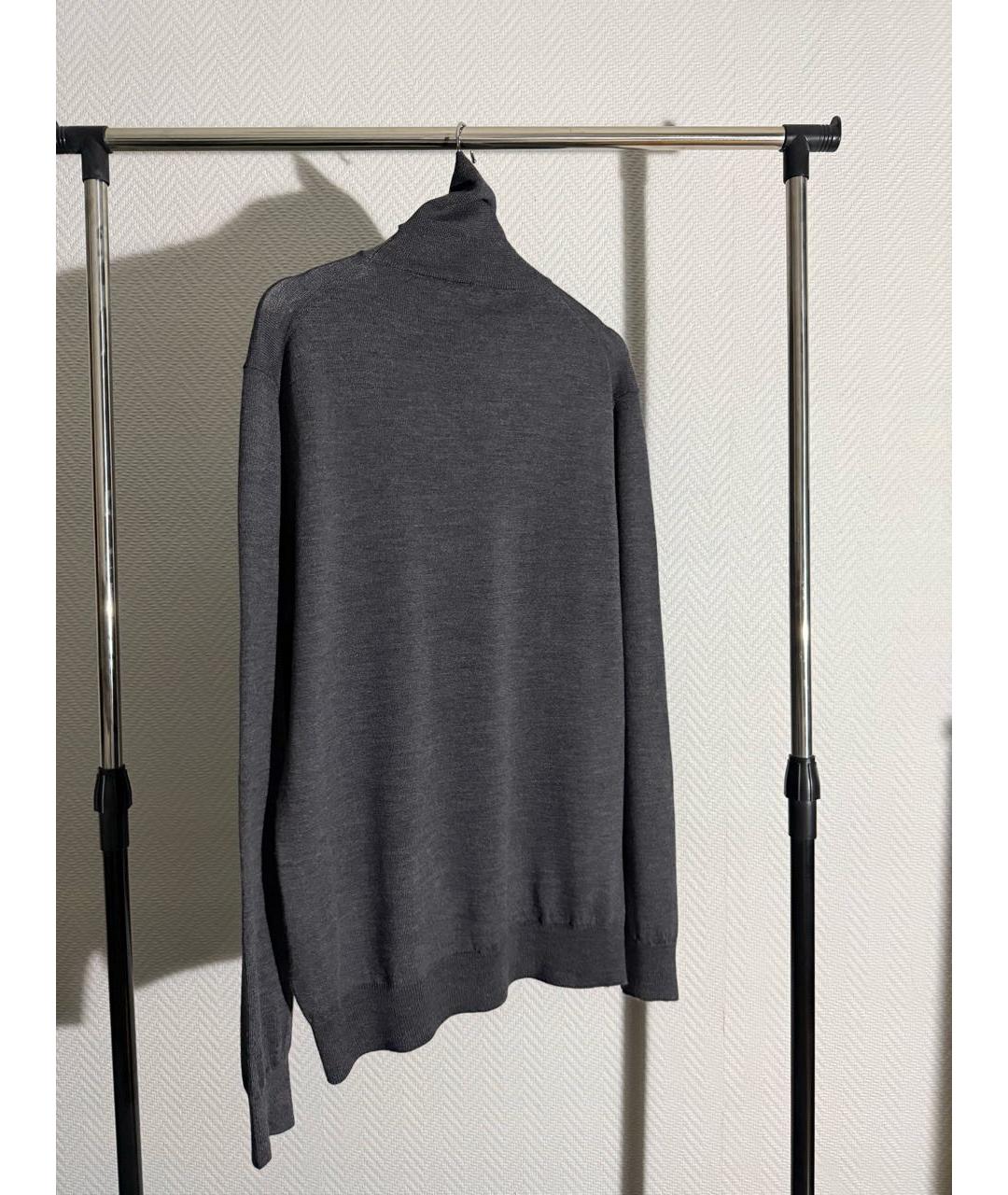 ISAIA Серая шерстяная водолазка, фото 4