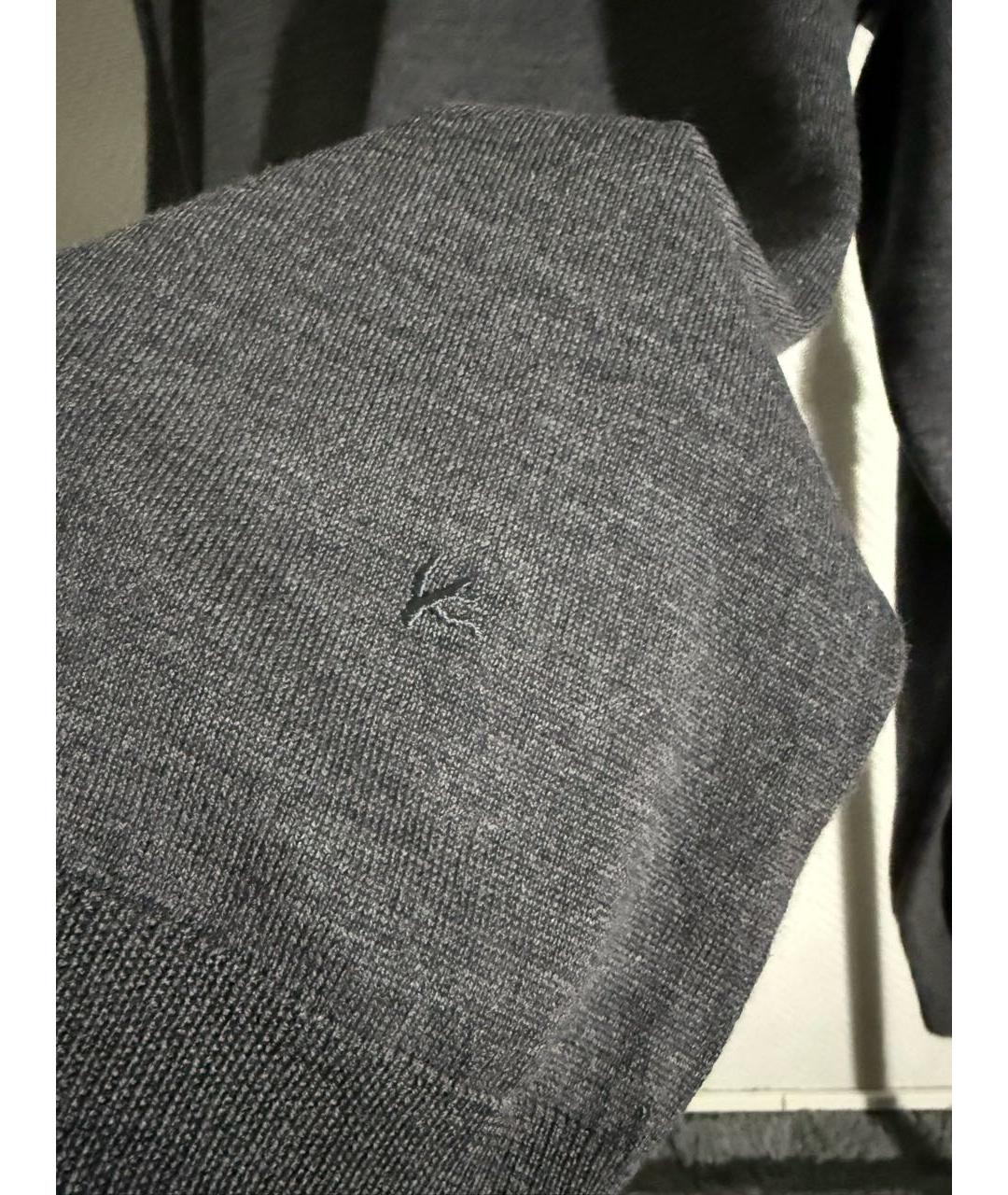 ISAIA Серая шерстяная водолазка, фото 5