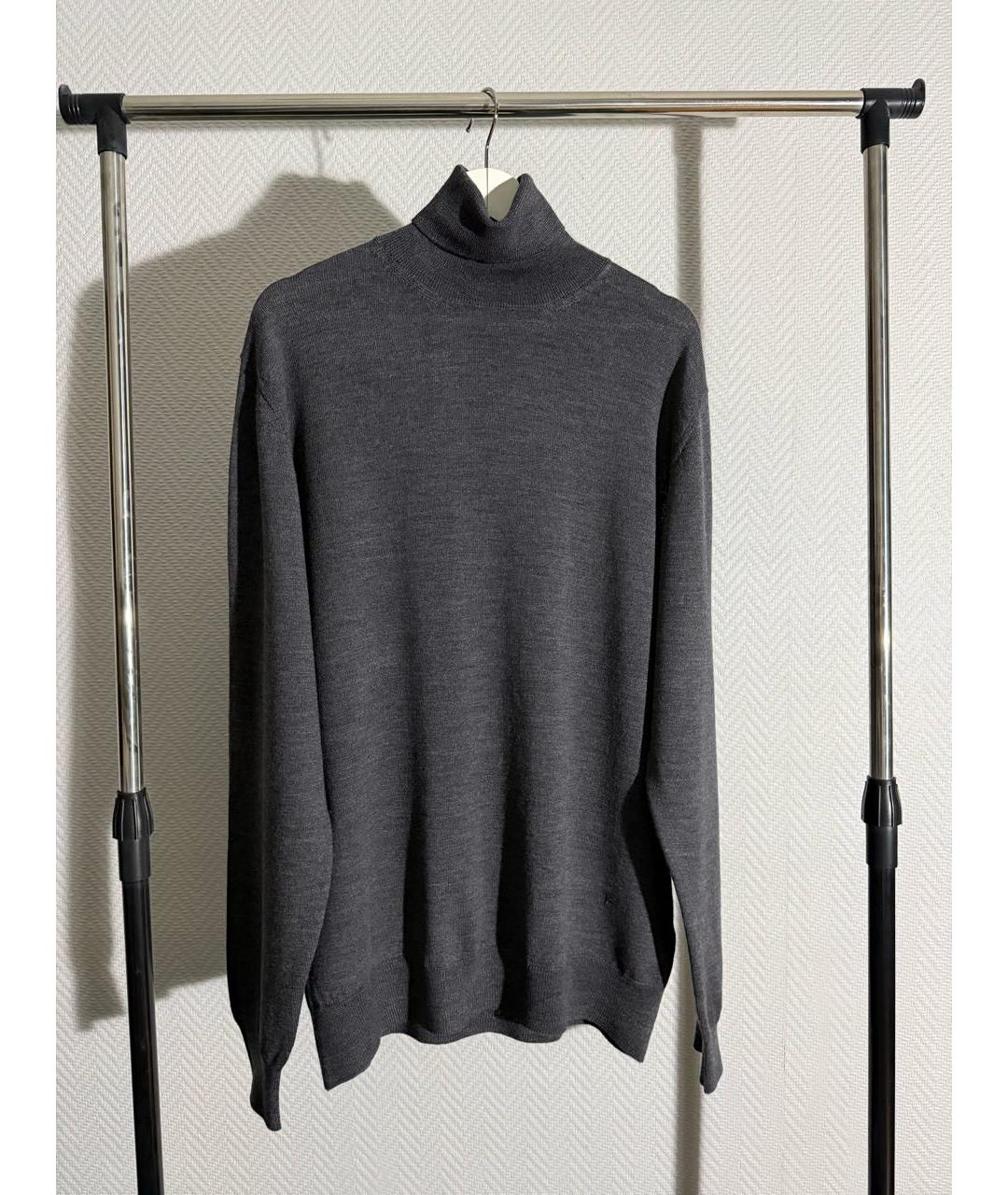 ISAIA Серая шерстяная водолазка, фото 2