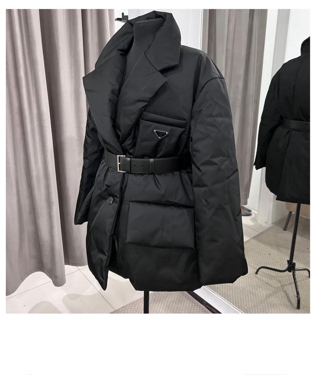 PRADA Черный пуховик, фото 3