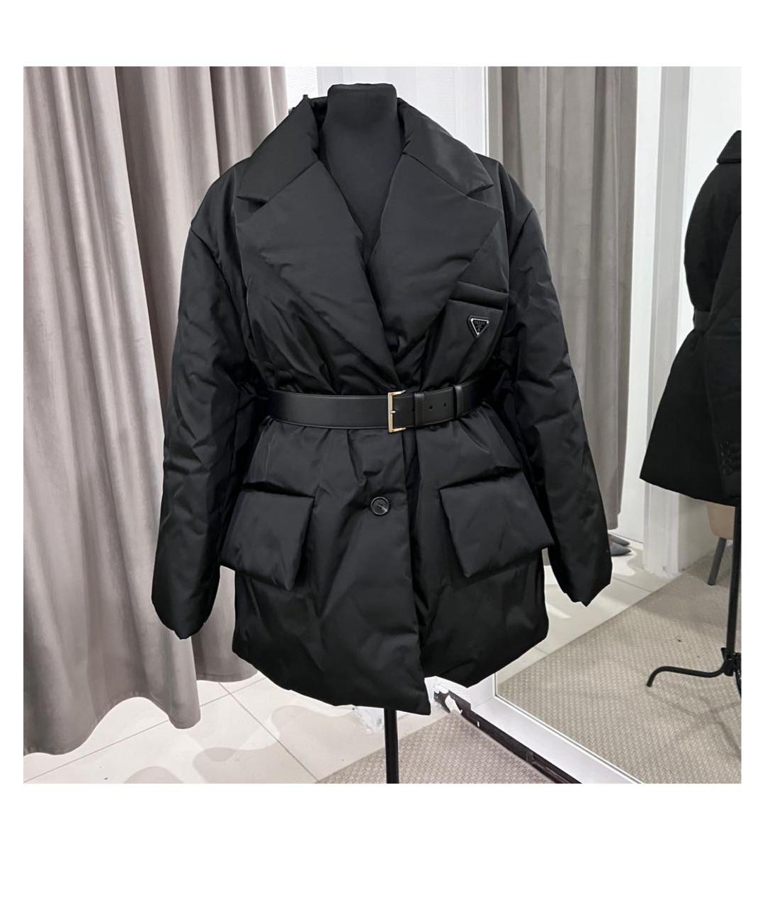 PRADA Черный пуховик, фото 2