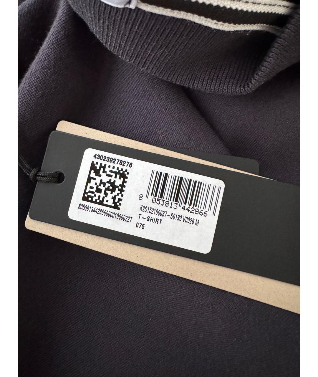 STONE ISLAND Фиолетовая хлопковая футболка, фото 6