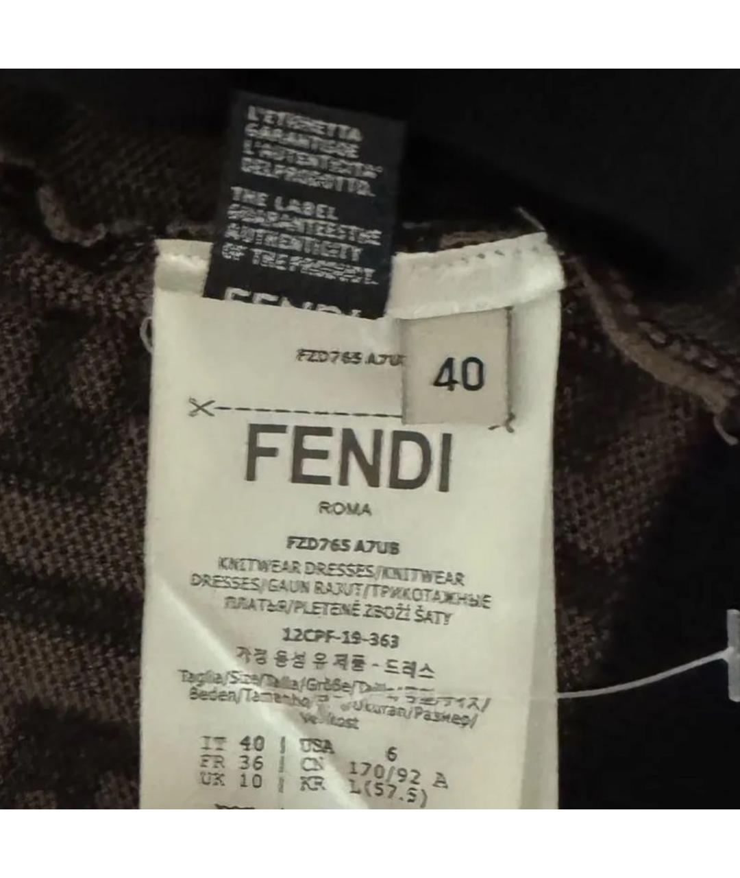 FENDI Мульти вискозный джемпер / свитер, фото 6
