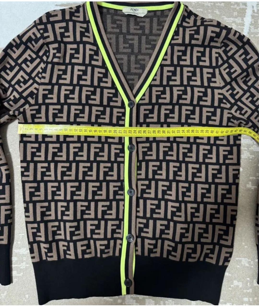 FENDI Мульти вискозный джемпер / свитер, фото 4