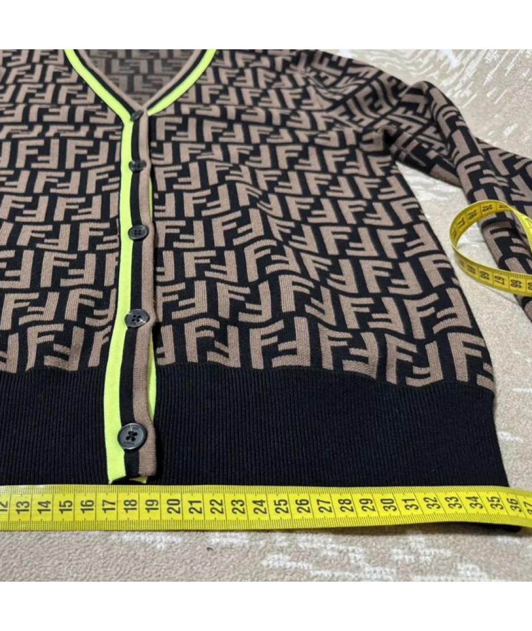 FENDI Мульти вискозный джемпер / свитер, фото 3