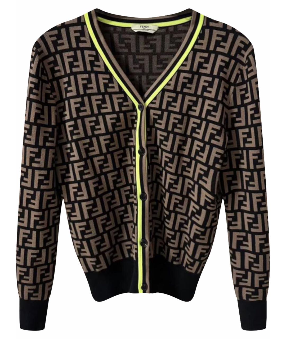 FENDI Мульти вискозный джемпер / свитер, фото 1