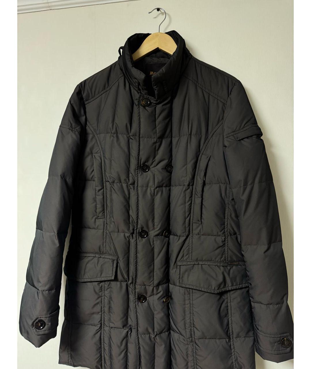 MOORER Антрацитовый полиамидовый пуховик, фото 3