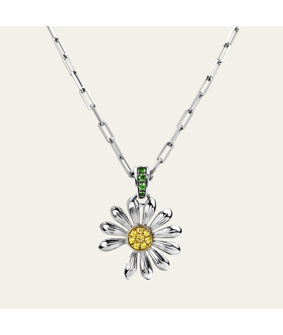 JACOB&CO Белое серебряное колье, фото 2