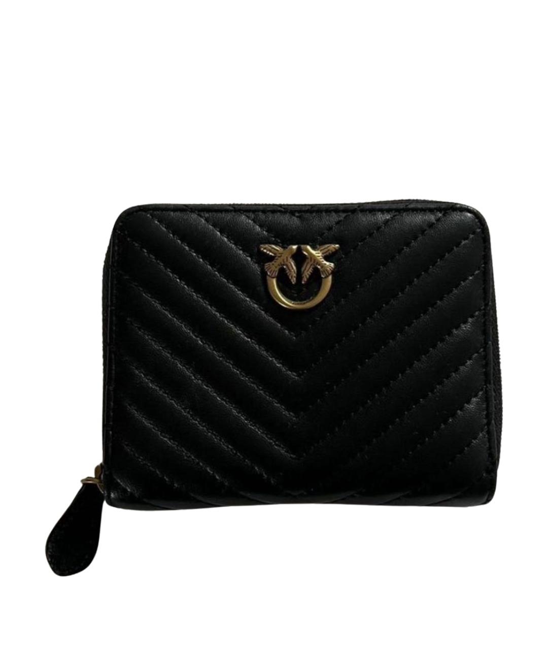 PINKO Черный кожаный кошелек, фото 1