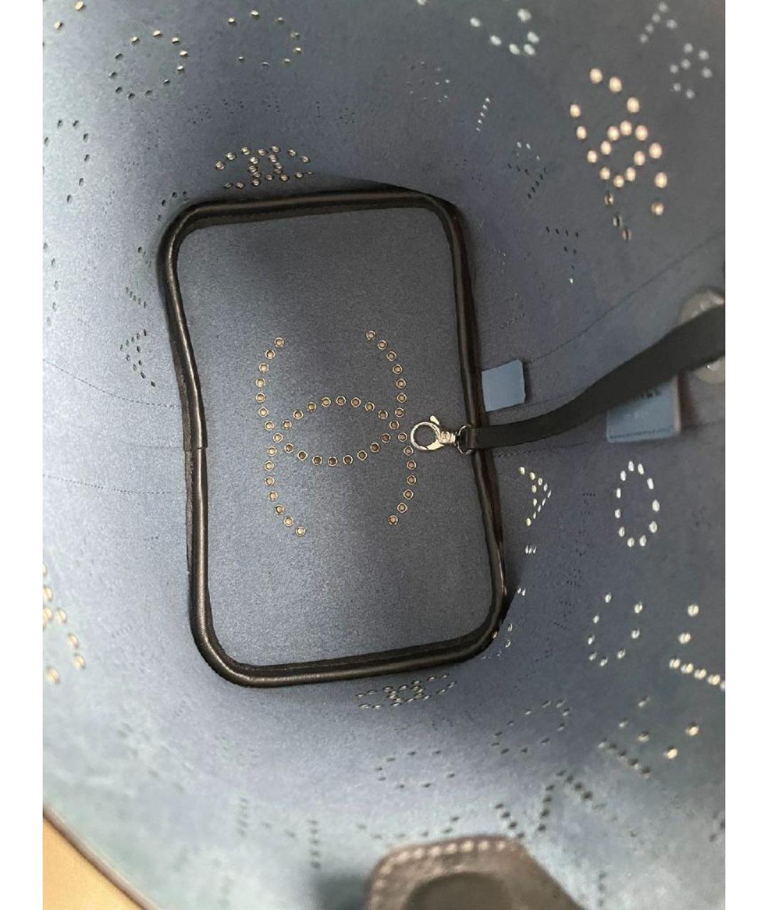 CHANEL Черная кожаная сумка тоут, фото 7