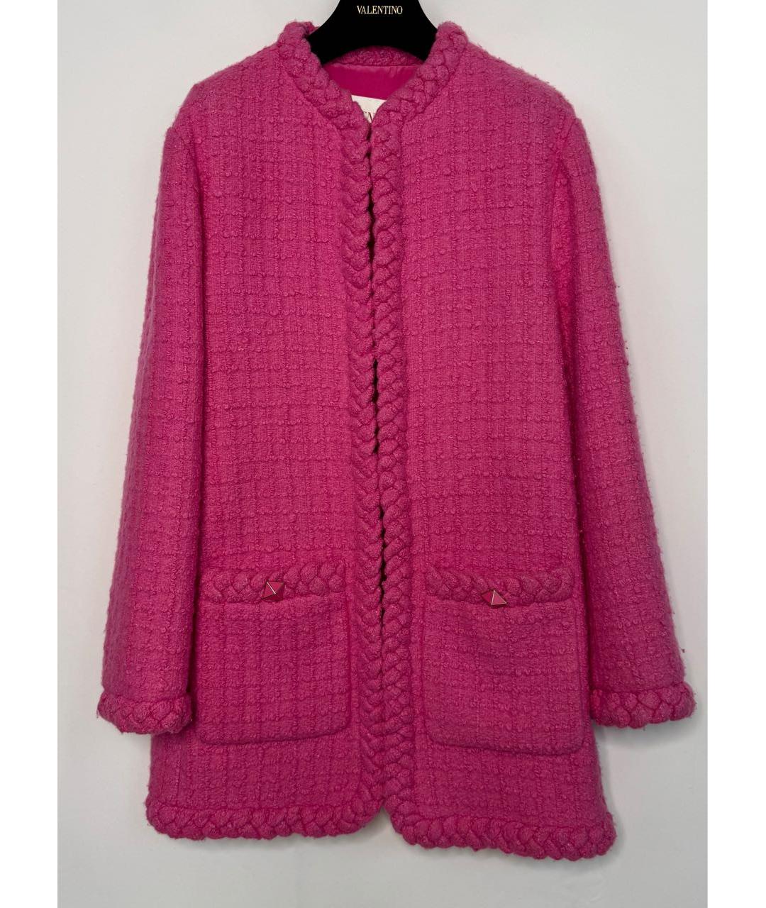 VALENTINO Фуксия полиамидовый жакет/пиджак, фото 3