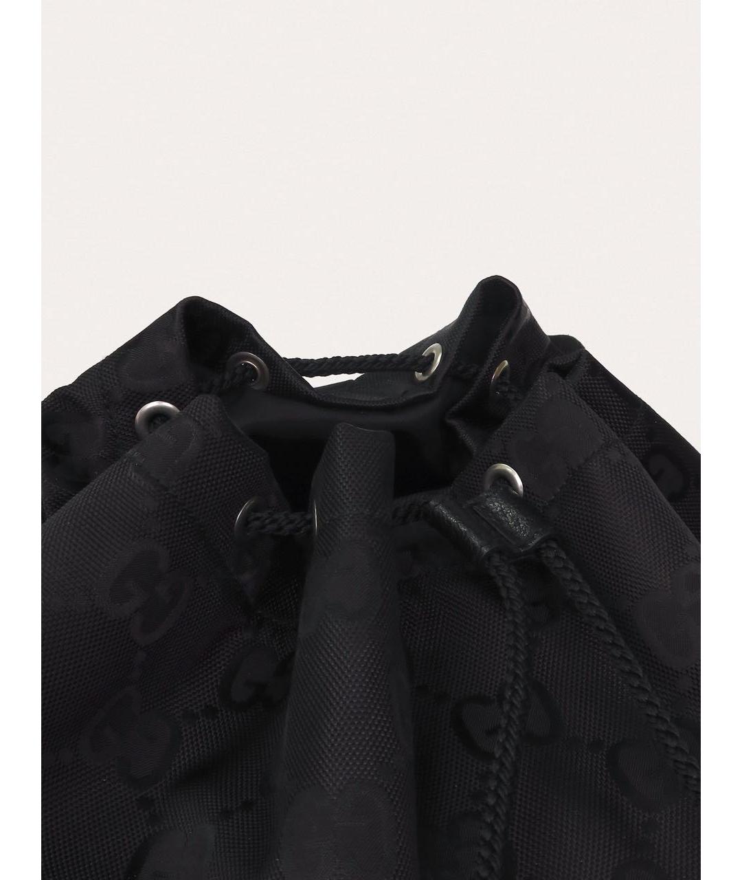 GUCCI Черный тканевый рюкзак, фото 7