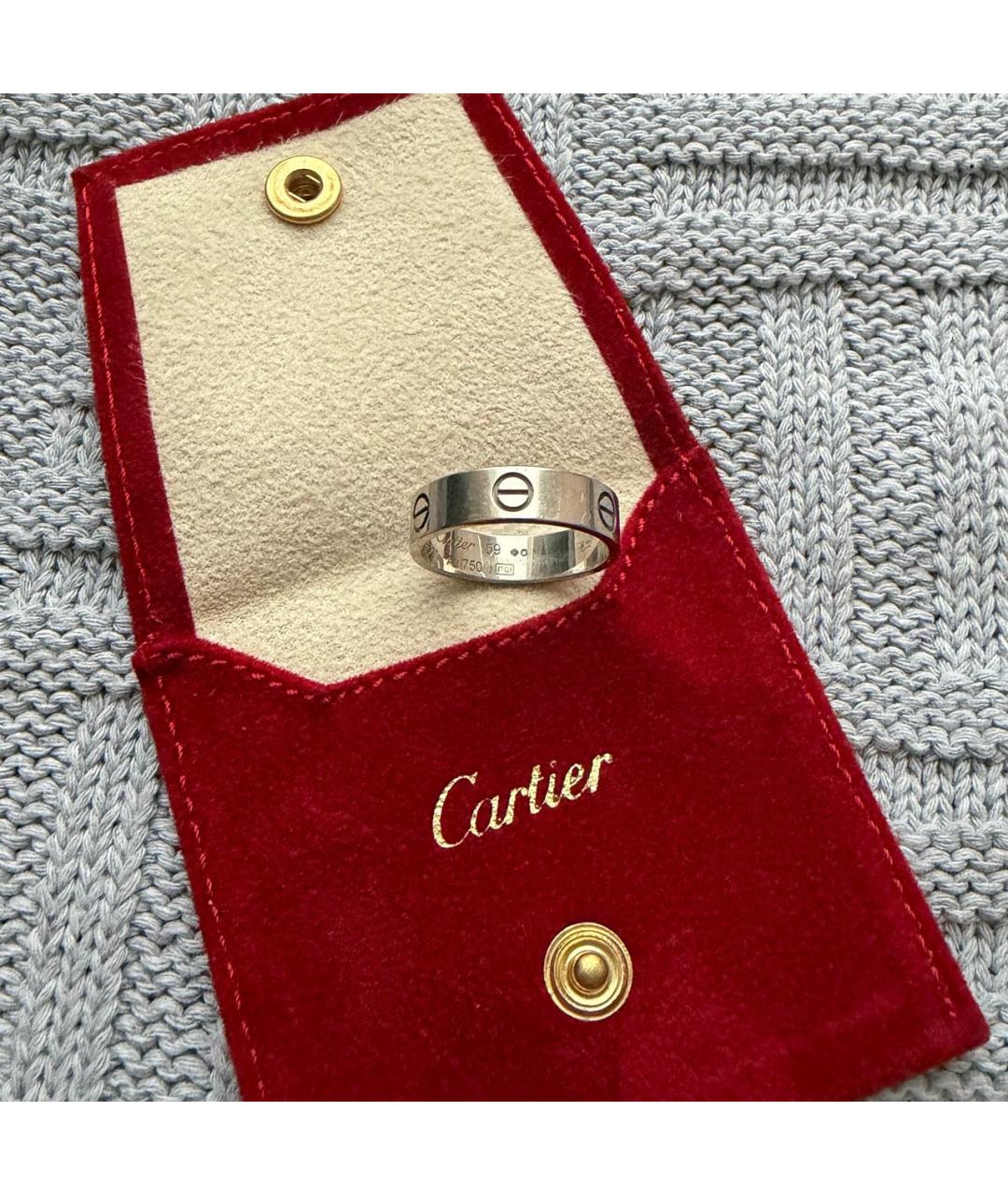 CARTIER Серебряное кольцо из белого золота, фото 2