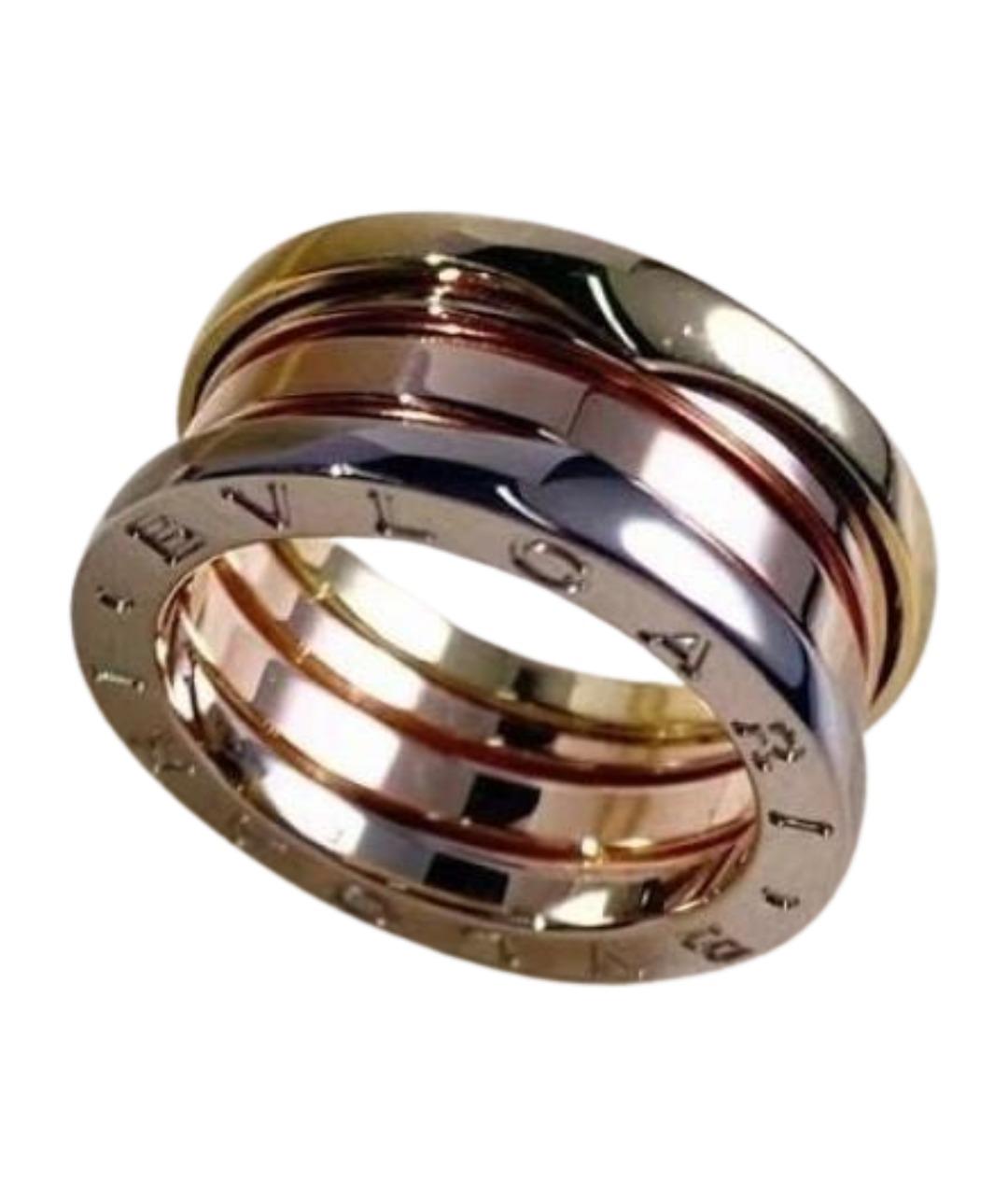 BVLGARI Желтое кольцо из белого золота, фото 1