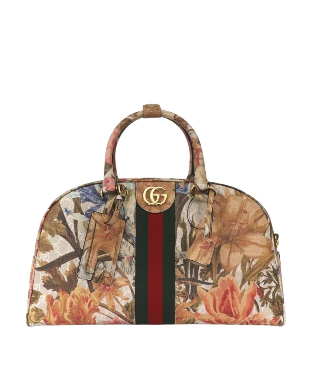 GUCCI Мульти кожаная сумка с короткими ручками, фото 1