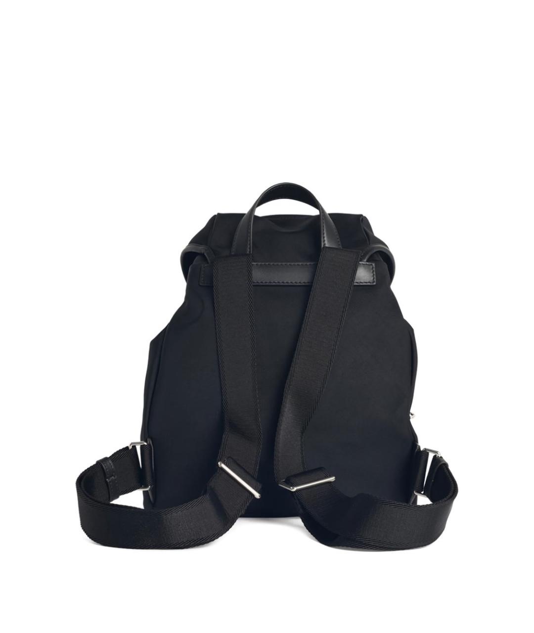 MONCLER Черный синтетический рюкзак, фото 2