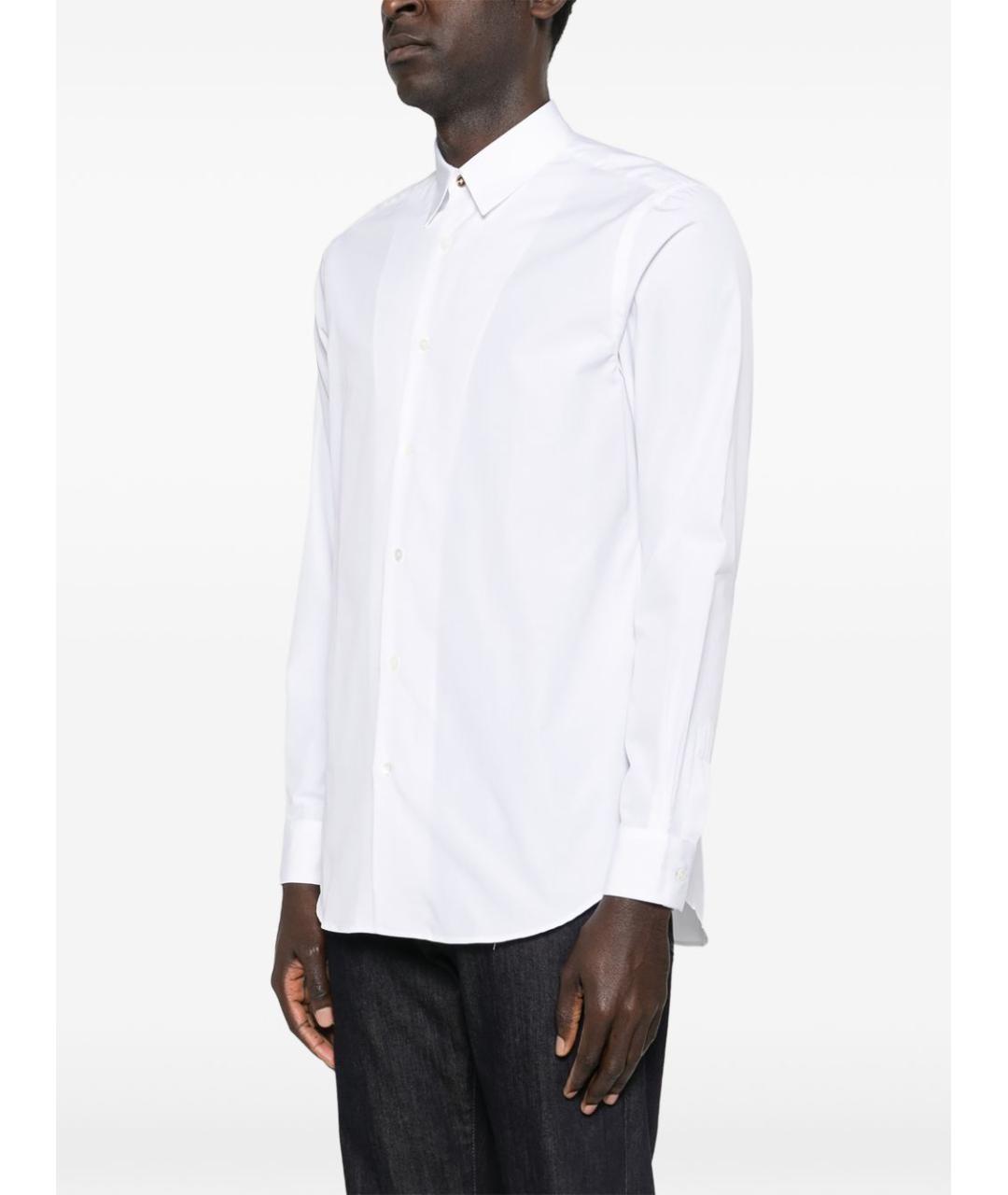 PAUL SMITH Белая хлопковая классическая рубашка, фото 5