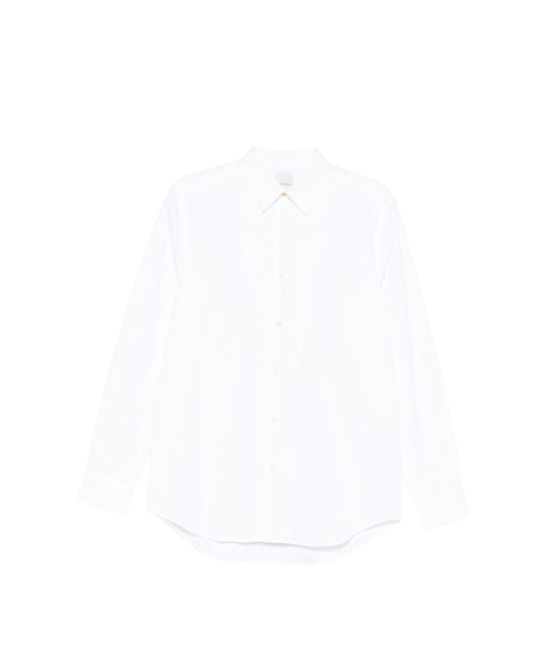 PAUL SMITH Белая хлопковая классическая рубашка, фото 1