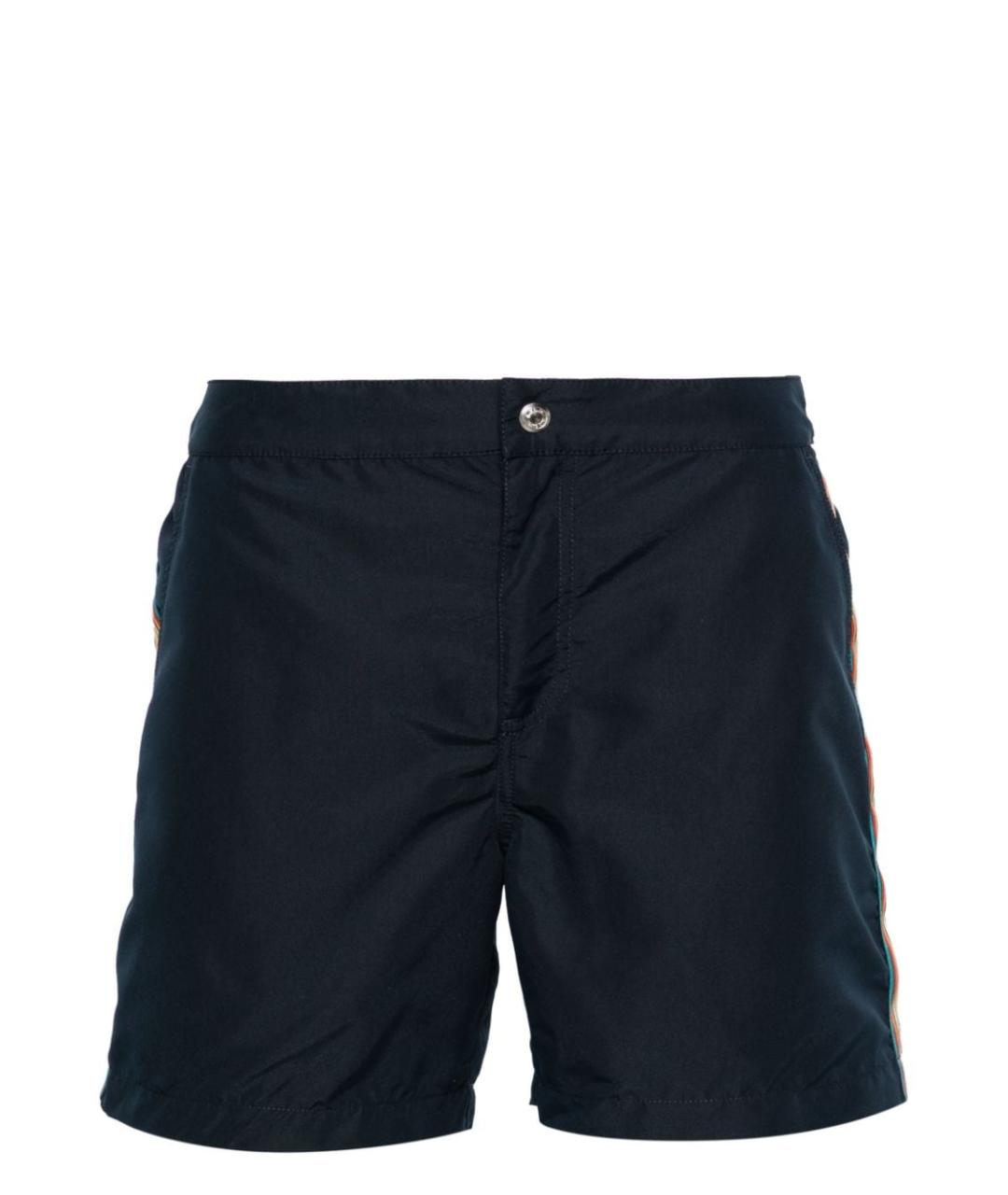 PAUL SMITH Синие полиамидовые шорты, фото 1
