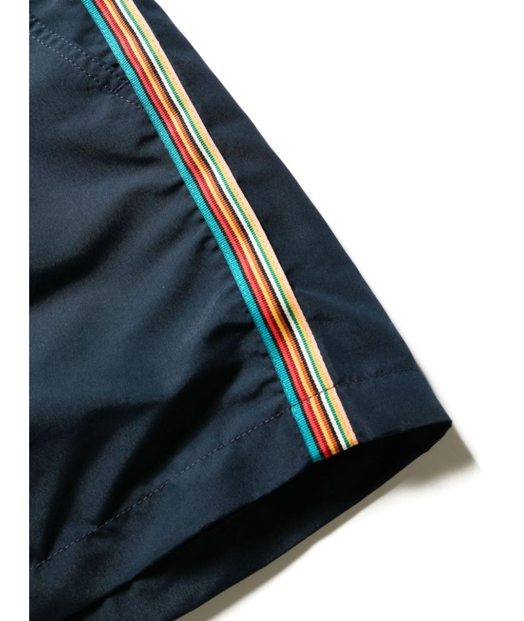 PAUL SMITH Синие полиамидовые шорты, фото 3