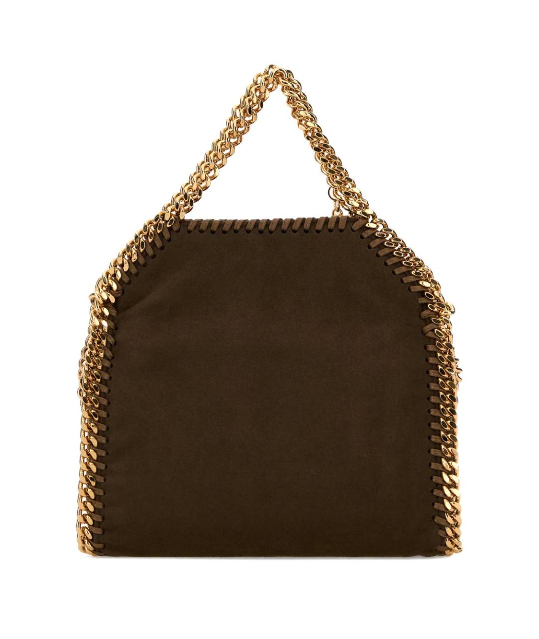 STELLA MCCARTNEY Коричневая сумка тоут из искусственной кожи, фото 3