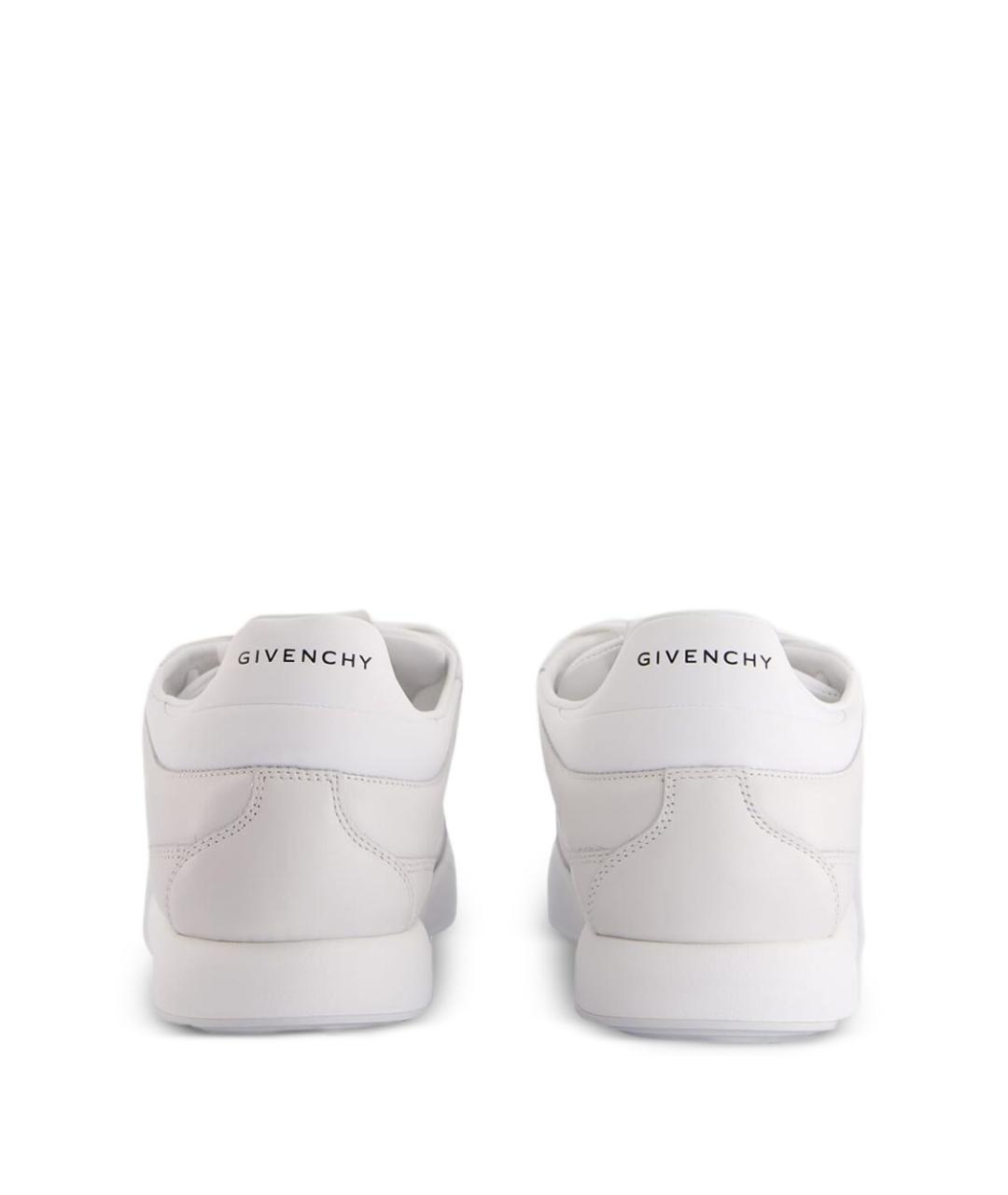 GIVENCHY Белые кожаные низкие кроссовки / кеды, фото 3