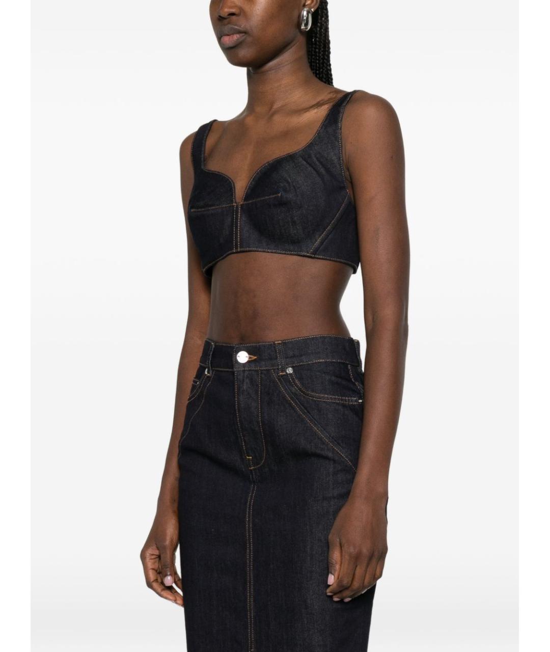 GIVENCHY Синяя хлопковая майка, фото 3