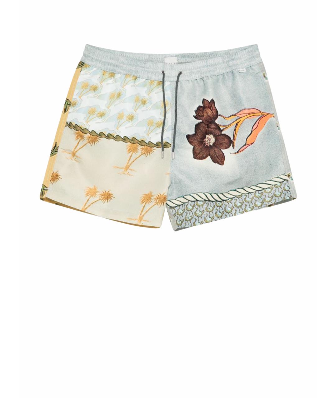 PAUL SMITH Голубые полиэстеровые плавки, фото 1