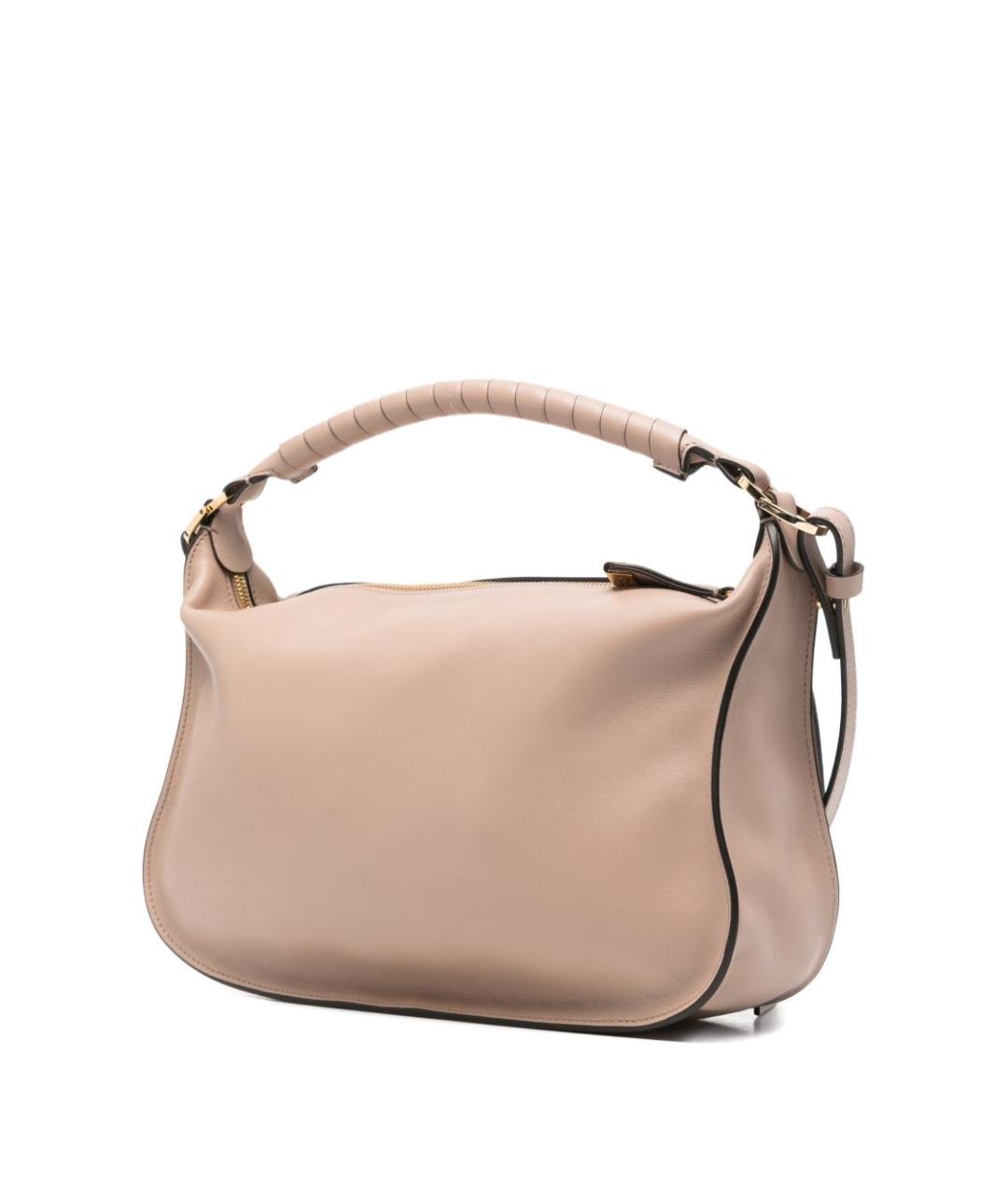 CHLOE Коричневая кожаная сумка тоут, фото 2