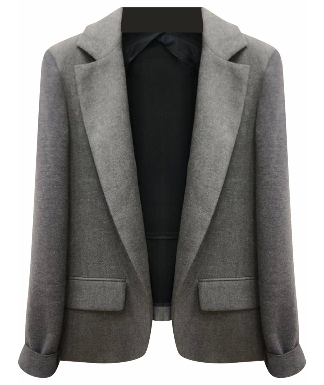 SPORT MAX CODE Серый шерстяной жакет/пиджак, фото 1