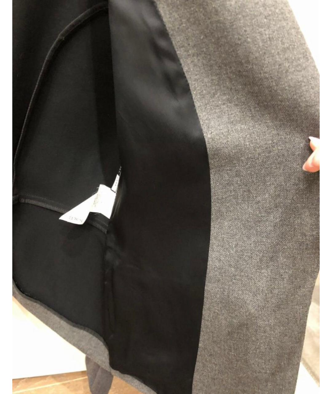 SPORT MAX CODE Серый шерстяной жакет/пиджак, фото 8
