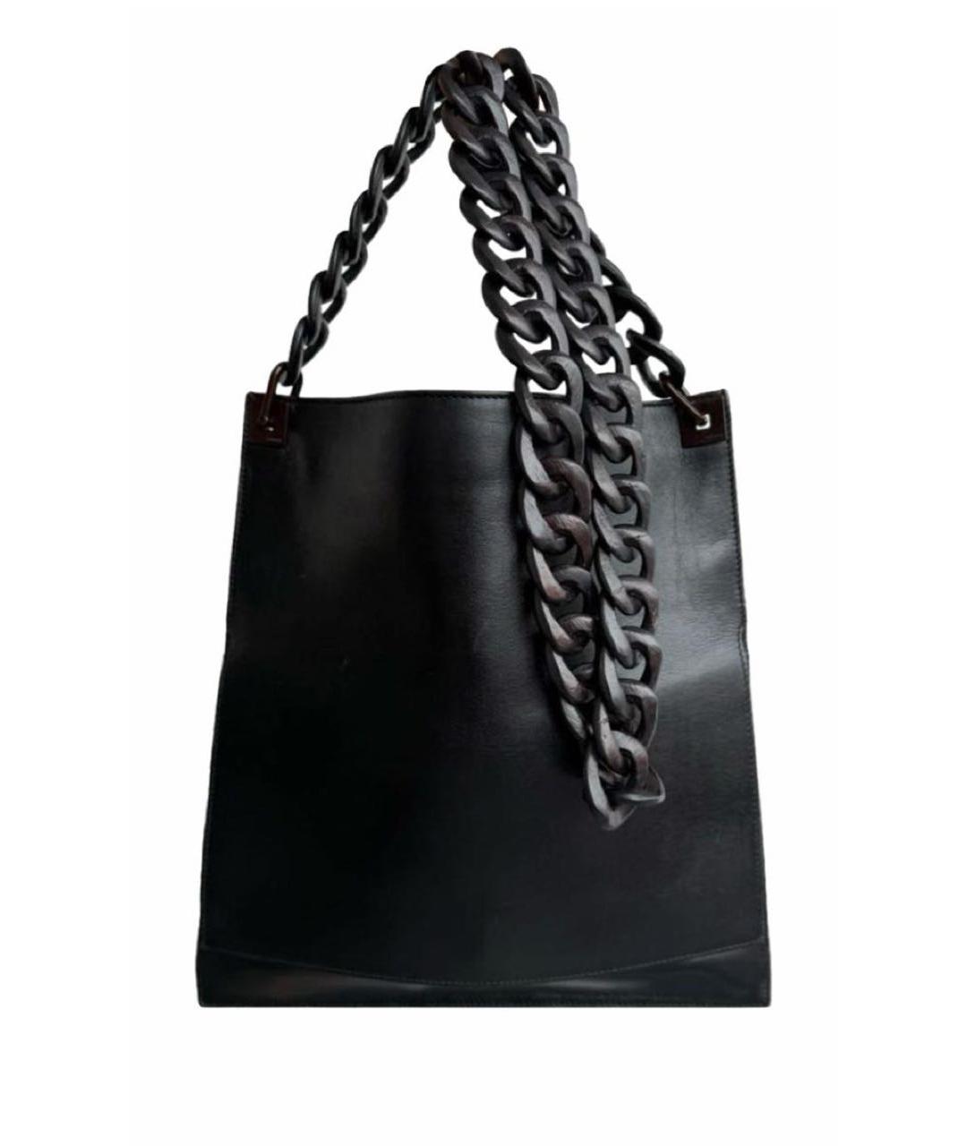 GUCCI Черная кожаная сумка через плечо, фото 9