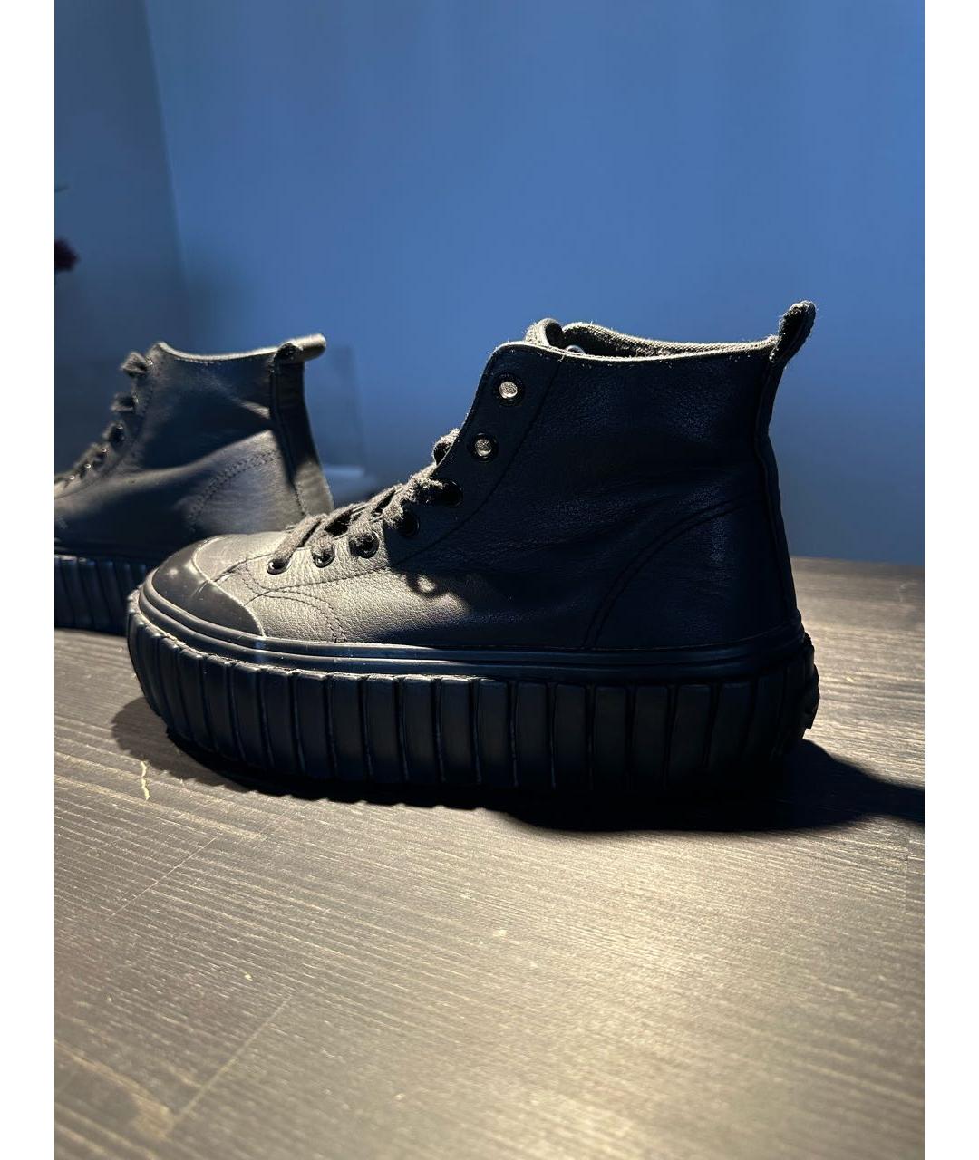 DIESEL Черные кожаные ботинки, фото 2