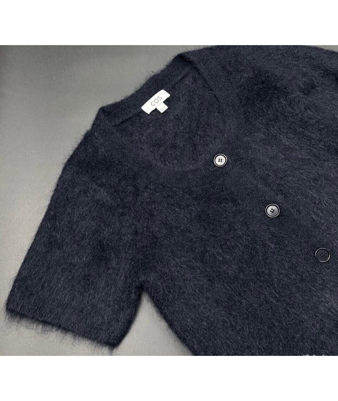 COS Темно-синий шерстяной джемпер / свитер, фото 4