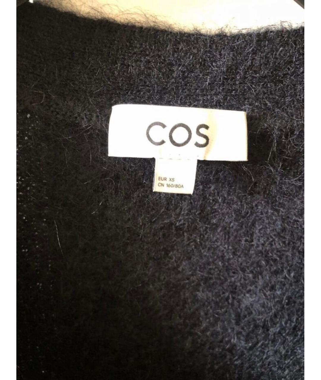 COS Темно-синий шерстяной джемпер / свитер, фото 6