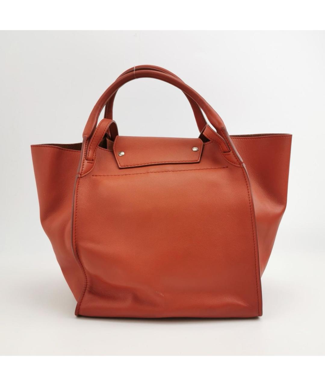 CELINE Коричневая кожаная сумка через плечо, фото 3