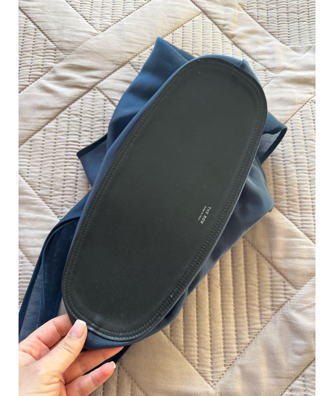 THE ROW Темно-синяя пляжная сумка, фото 6