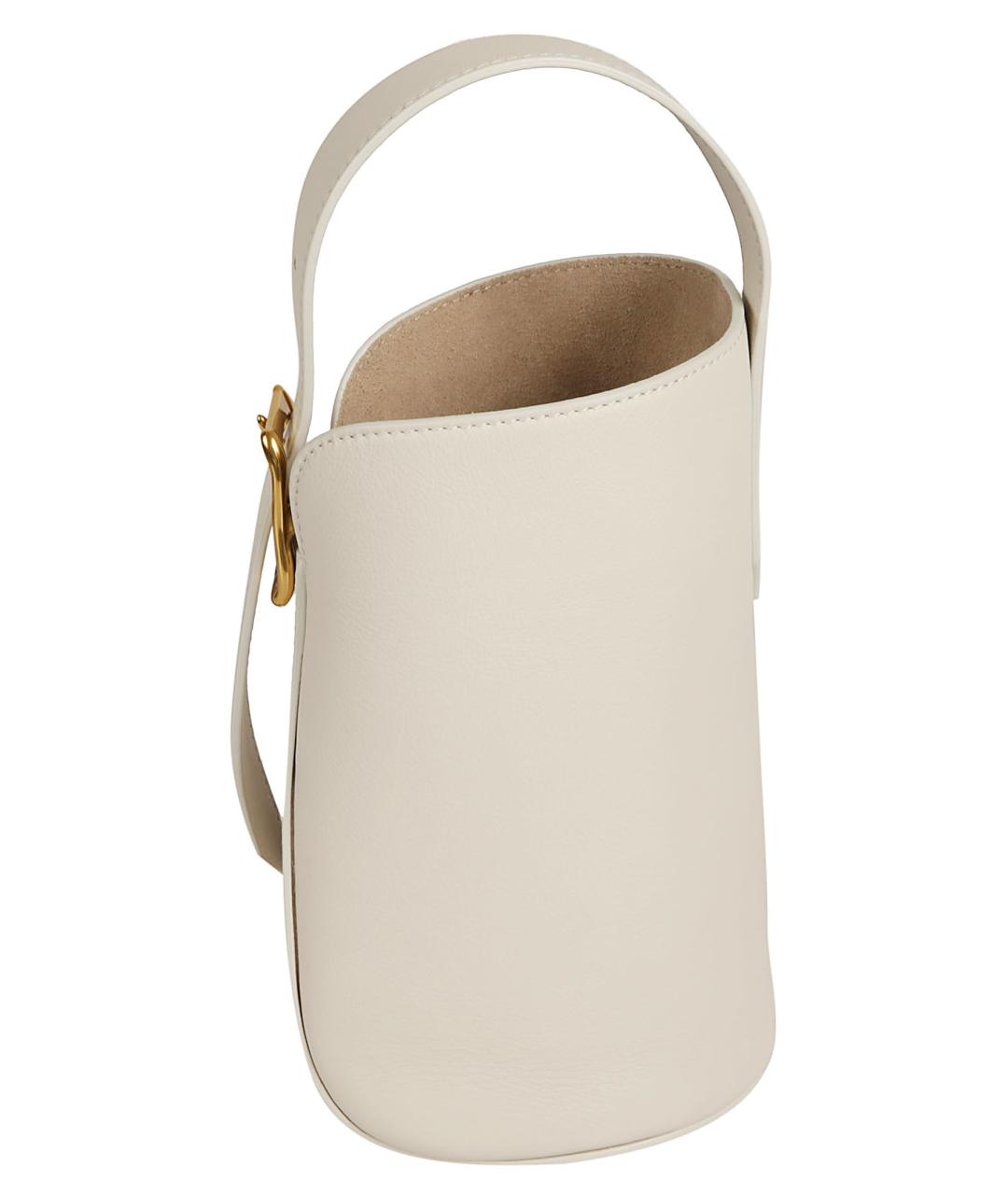 J&M Davidson Белая кожаная сумка тоут, фото 2