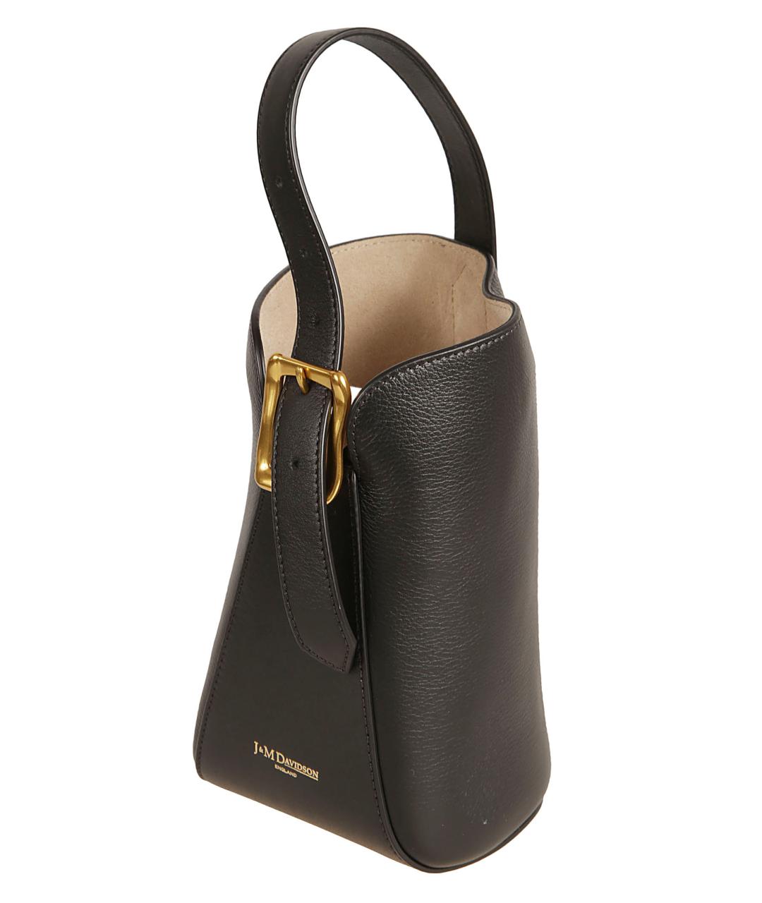 J&M Davidson Черная кожаная сумка тоут, фото 3