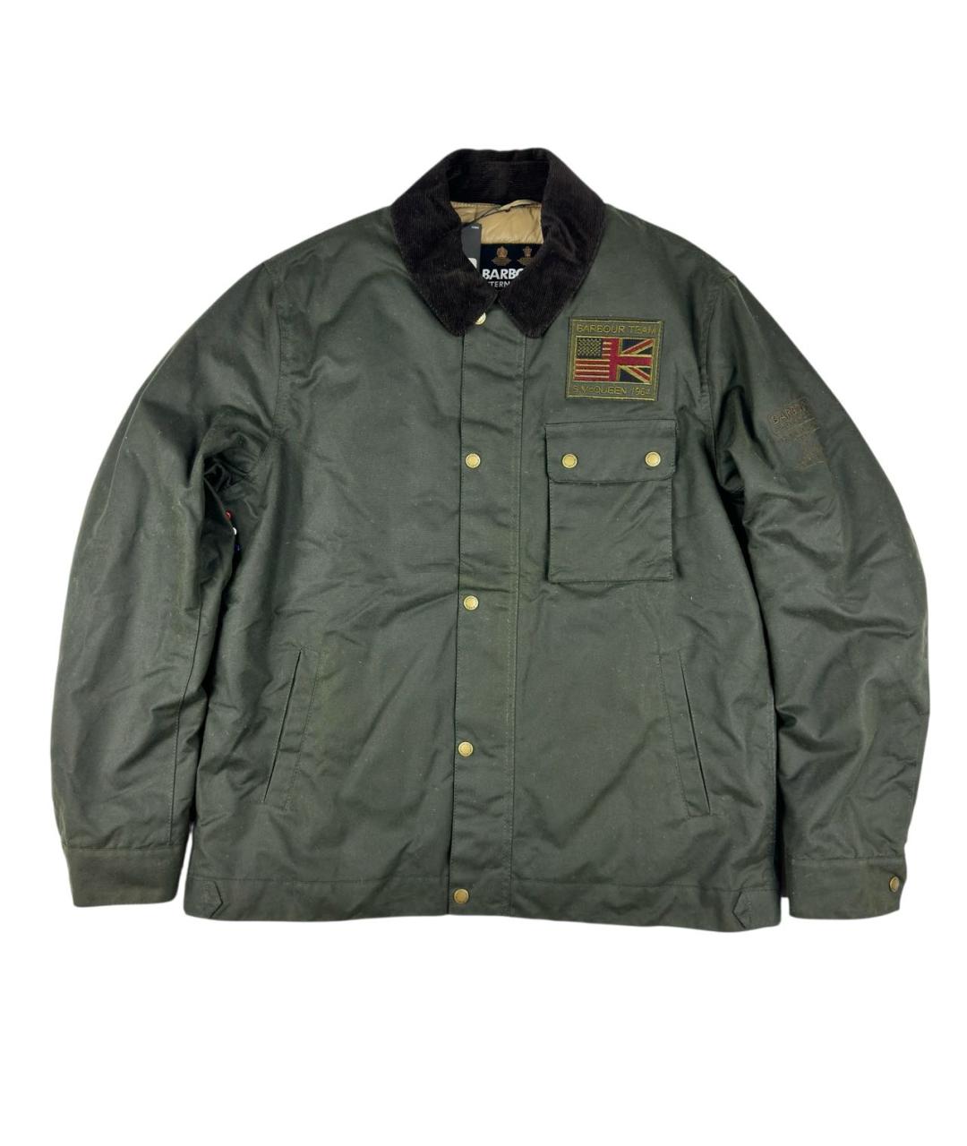 BARBOUR Антрацитовая хлопковая куртка, фото 9