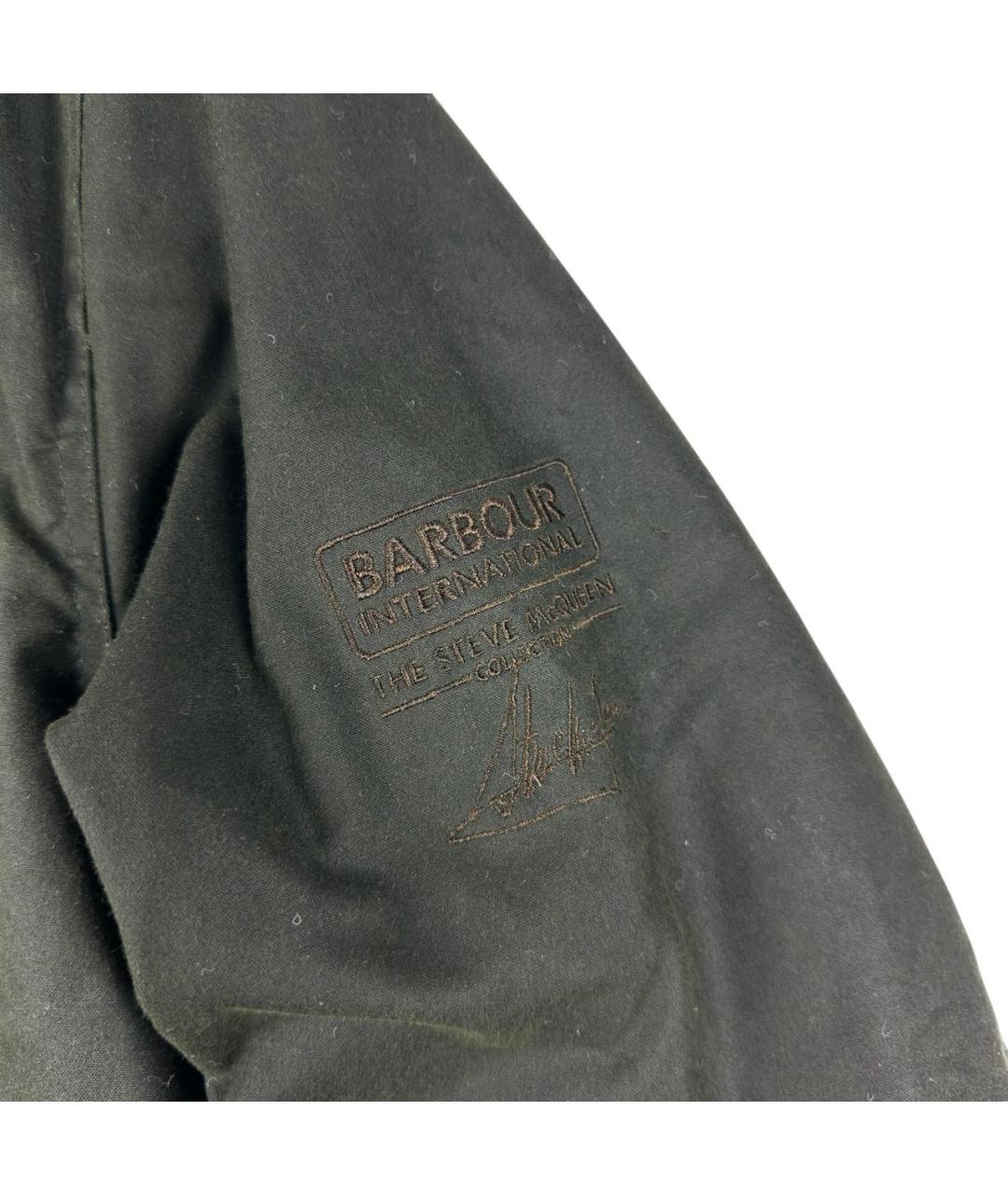 BARBOUR Антрацитовая хлопковая куртка, фото 4