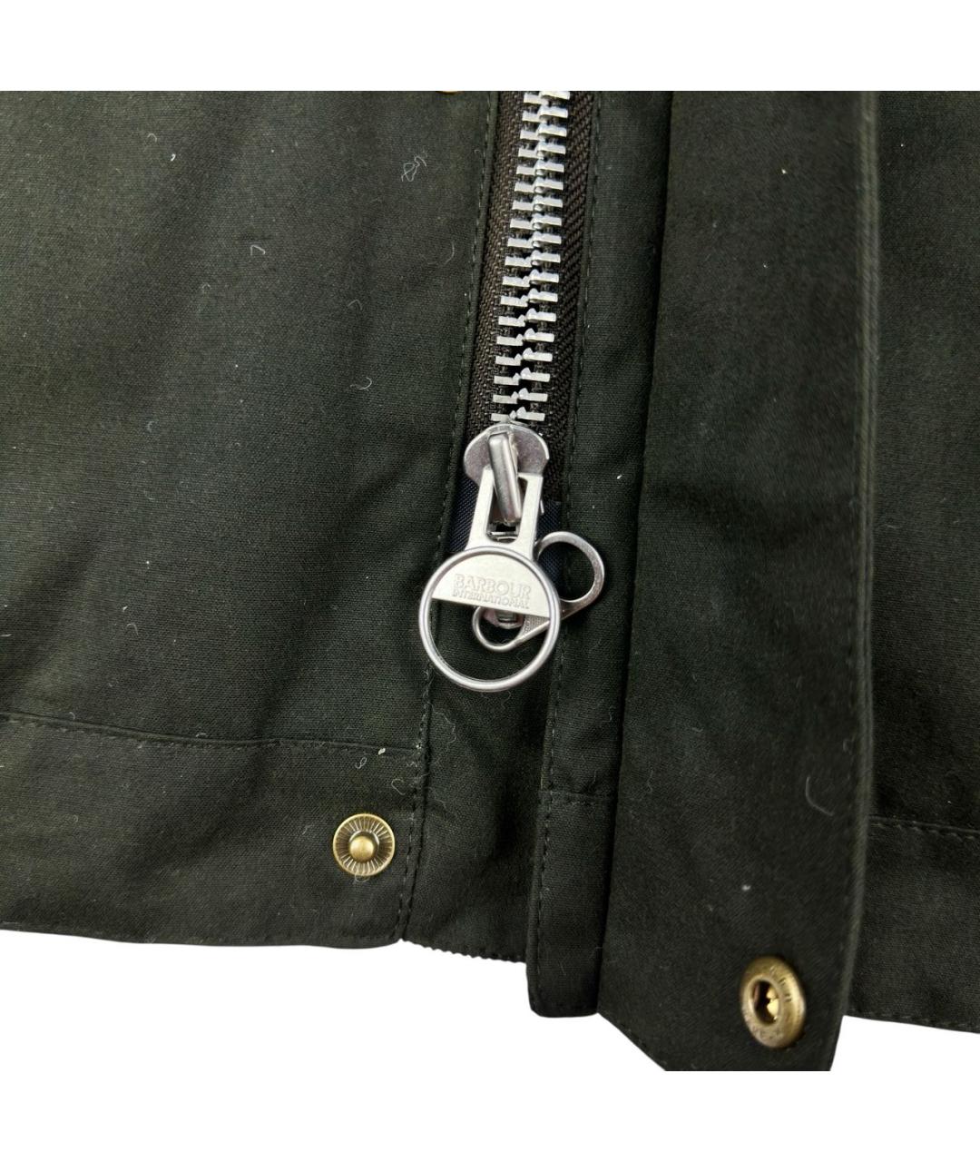 BARBOUR Антрацитовая хлопковая куртка, фото 5