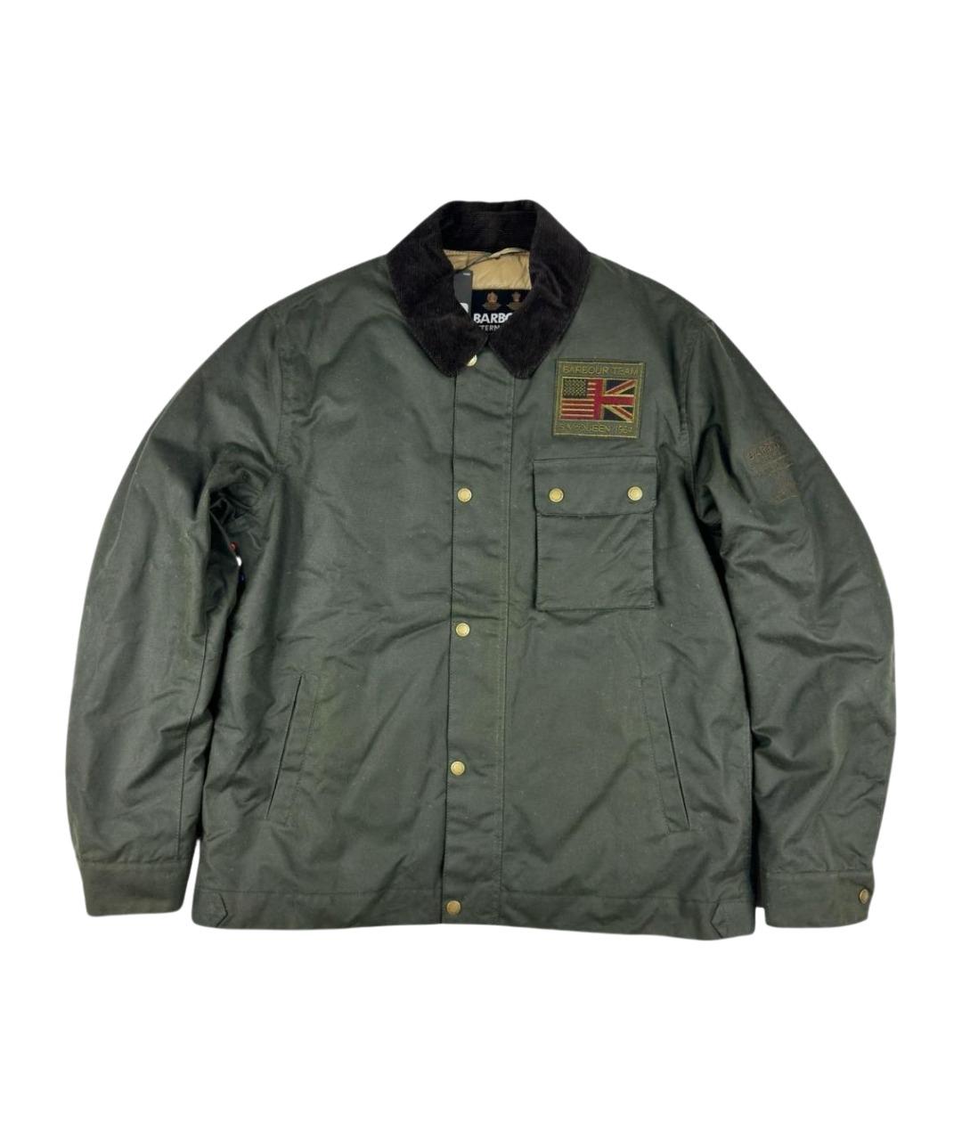 BARBOUR Антрацитовая хлопковая куртка, фото 1