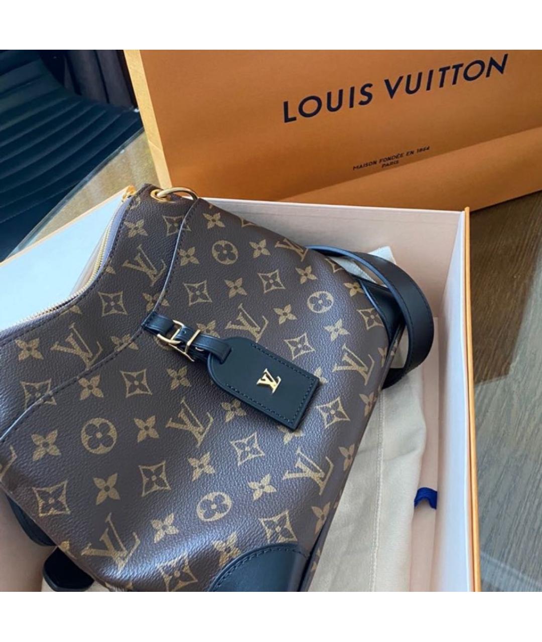 LOUIS VUITTON Коричневая сумка через плечо, фото 2