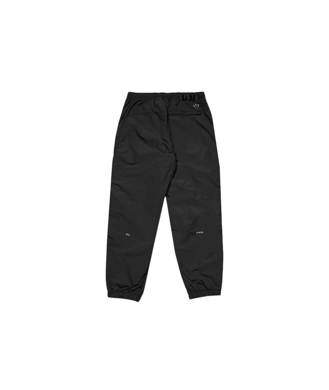 NIKE Черные полиэстеровые повседневные брюки, фото 2