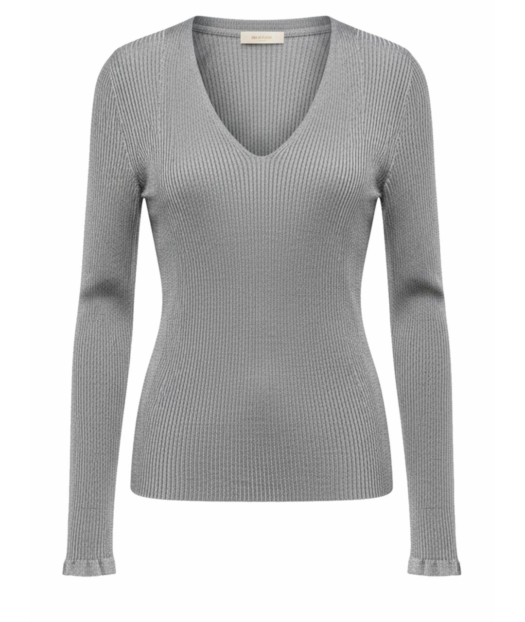 VALENTINO Серый вискозный джемпер / свитер, фото 1