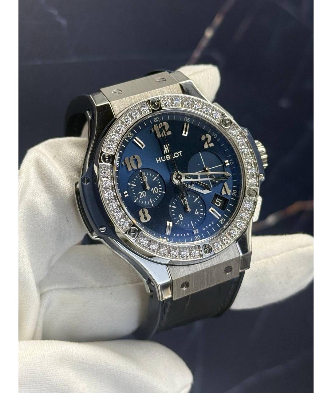 HUBLOT Синие металлические часы, фото 3