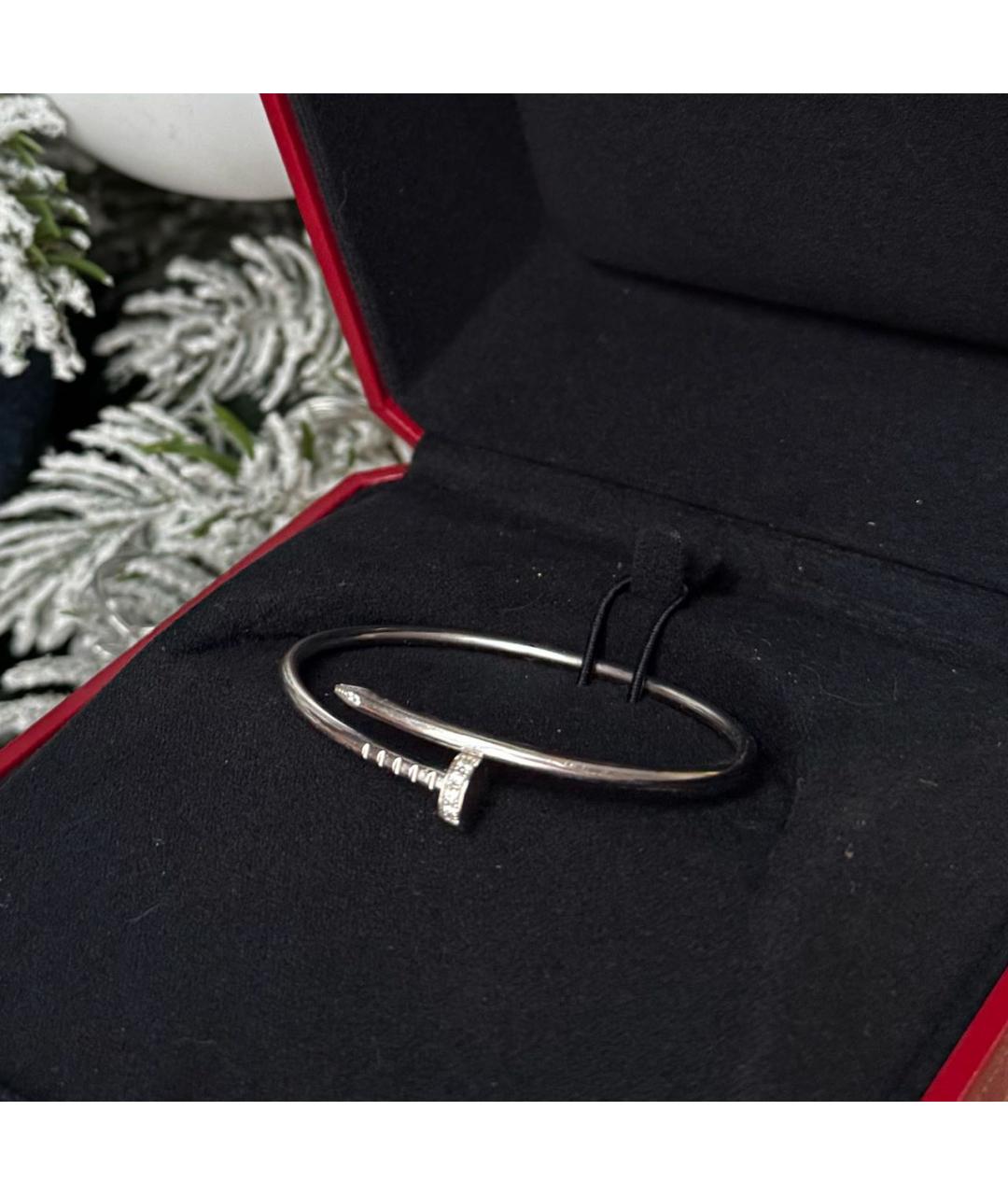 CARTIER Белый браслет из белого золота, фото 3