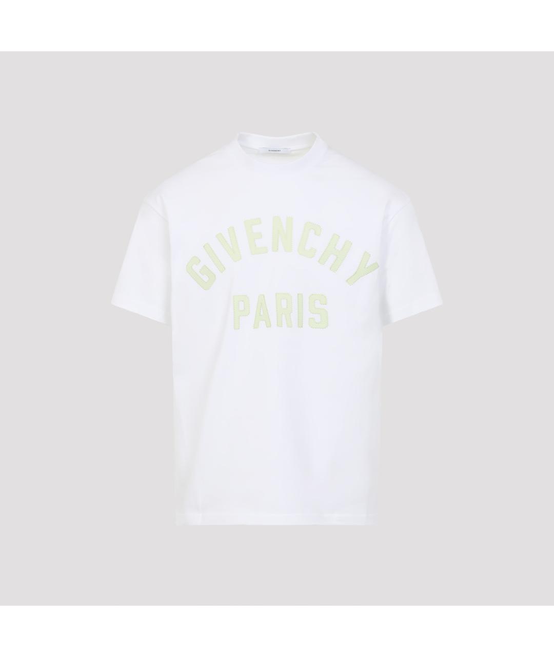 GIVENCHY Белая хлопковая футболка, фото 3
